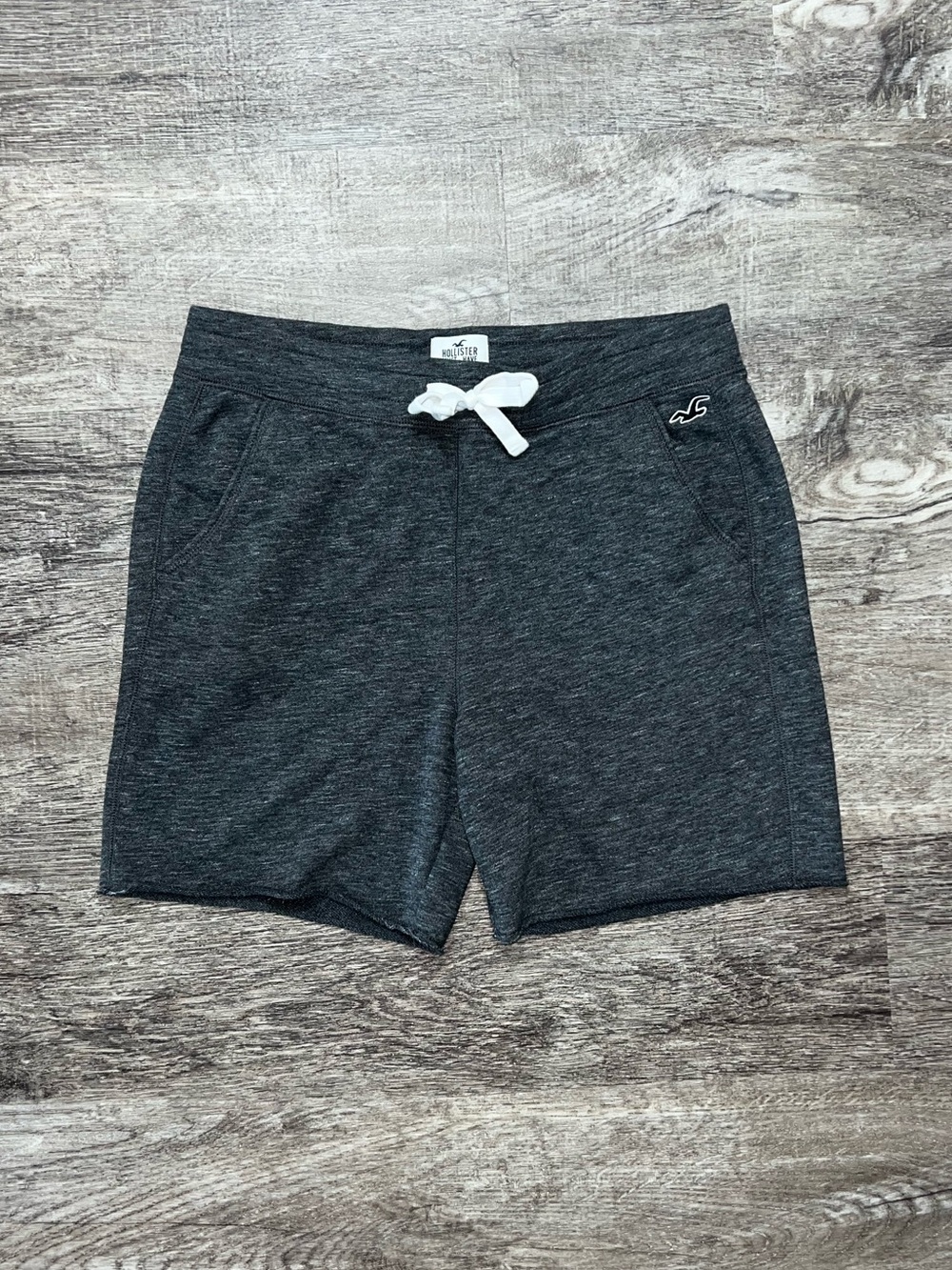Hollister Co. Heather Gray Lounge Casual Sweat Shorts Men’s Size Small